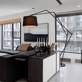 LÁMPARA DE PIE BLACK URBAN LOFT INDUSTRIAL MATTE - SIN FOCO