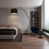 LÁMPARA DE PIE BLACK URBAN LOFT INDUSTRIAL MATTE - SIN FOCO