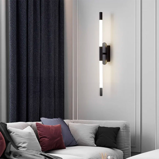 LÁMPARA DE PARED INTERIOR CHARLOTTE BLACK LED TRICOLOR