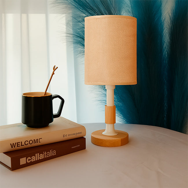 LÁMPARA DE MESA LINEAL HELENA + FOCO LED 12W LUZ CÁLIDA