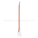 3P-10DT CONECTOR INICIAL CON CABLE PARA CINTA LED PIXEL MARCA ILUMINA (NO REQUIERE SOLDADURA)