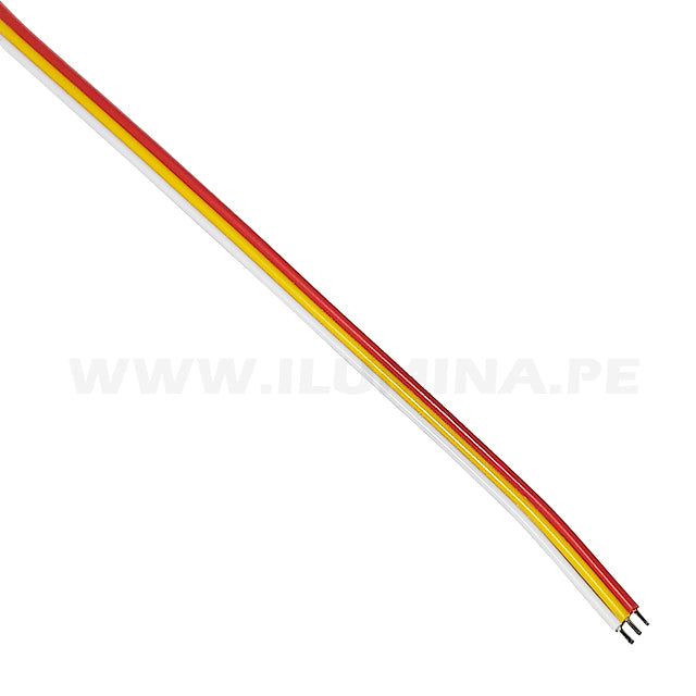 3P-10DT CONECTOR INICIAL CON CABLE PARA CINTA LED PIXEL MARCA ILUMINA (NO REQUIERE SOLDADURA)