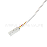 3P-10DT CONECTOR INICIAL CON CABLE PARA CINTA LED PIXEL MARCA ILUMINA (NO REQUIERE SOLDADURA)