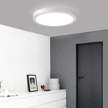 PANEL BLANCO LED CIRCULAR 18W ADOSABLE SIMPLE LUZ CÁLIDA 3000K - ILUMINA