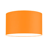 PANTALLA DECORATIVA PARA LÁMPARA 40DIAM 25ALT HUACHA IMPORTADA COLOR ANARANJADO