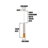 LÁMPARA COLGANTE SUPER SLIM LED RAHAF 5W TRICOLOR