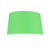 PANTALLA DECORATIVA CÓNICA 45DIAM X 35DIAM X 25ALT HUACHA IMPORTADA COLOR  VERDE