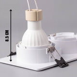 SPOT EMPOTRABLE CARDÁNICA 3 LUCES ORIENTABLE LEA WHITE GU10/GU5.3 - SIN DICROICO