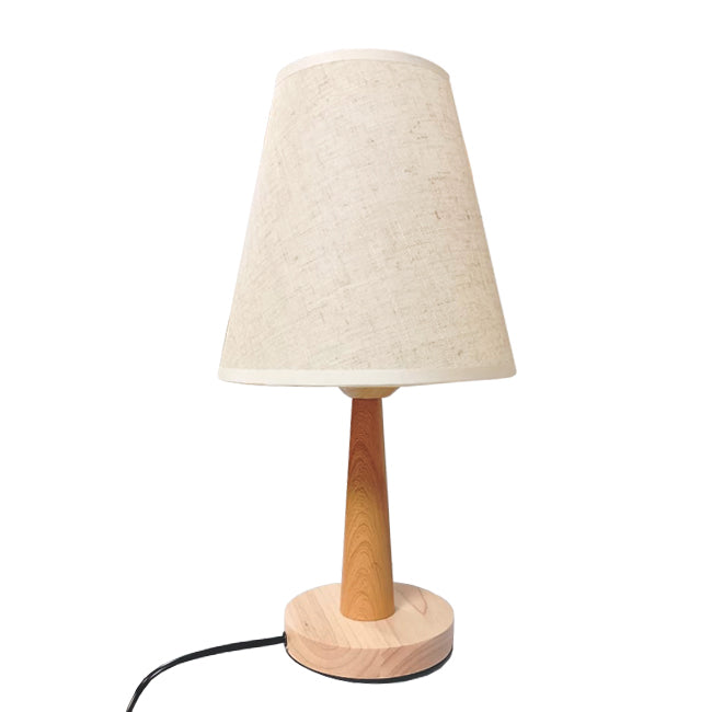 LÁMPARA DE MESA LINEAL GAELA + FOCO LED TRANSPARENTE A60 4W LUZ CÁLIDA