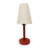 LÁMPARA DE MESA LINEAL HANNA + FOCO LED TRANSPARENTE A60 4W LUZ CÁLIDA