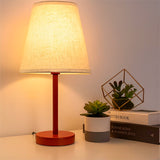 LÁMPARA DE MESA LINEAL HANNA + FOCO LED TRANSPARENTE A60 4W LUZ CÁLIDA