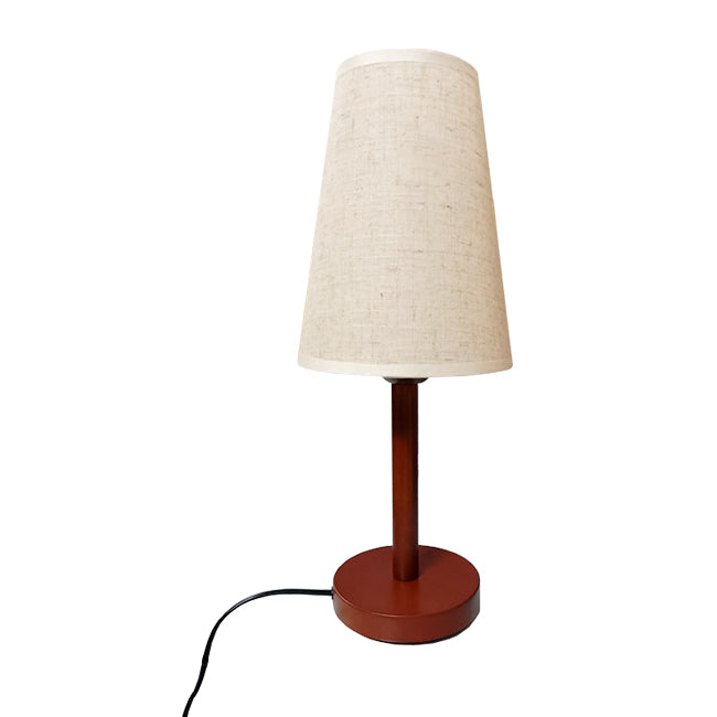 LÁMPARA DE MESA LINEAL HANNA + FOCO LED TRANSPARENTE A60 4W LUZ CÁLIDA