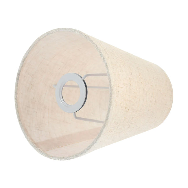 LÁMPARA DE MESA DE MADERA XIMENA WHITE AND WOOD + FOCO LED TRANSPARENTE A60 4W LUZ CÁLIDA