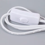 LÁMPARA DE MESA LINEAL FARITZA WHITE + FOCO LED 12W LUZ CÁLIDA