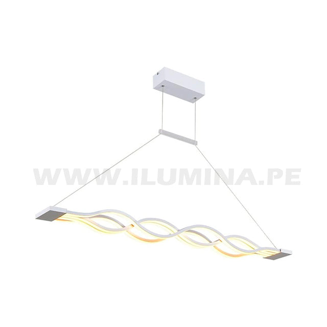 LÁMPARA COLGANTE COLUMBIA WHITE + CONTROL REMOTO LED