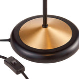 LÁMPARA DE MESA VERSALLES BLACK AND GOLD LED - SIN FOCO