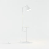 LÁMPARA DE PIE SCANDI TABLE WHITE CON MESA AUXILIAR - SIN FOCO