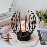 LÁMPARA DE MESA ORIANA BLACK - SIN FOCO