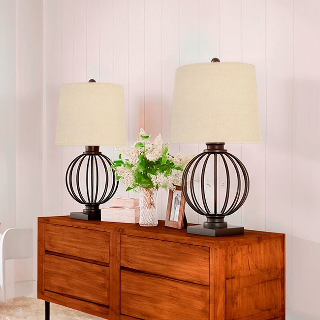 LÁMPARA DE MESA AILIN BLACK LED 5043