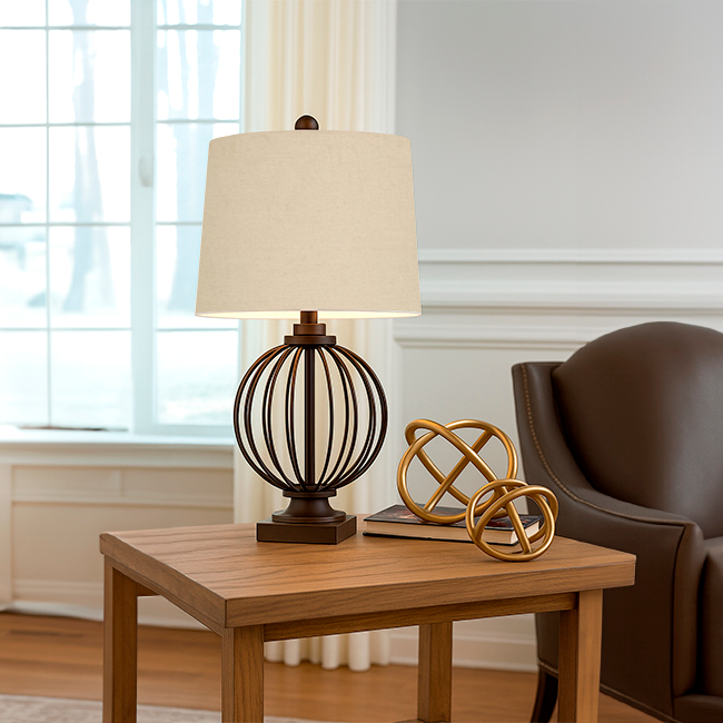 LÁMPARA DE MESA AILIN BLACK LED 5043