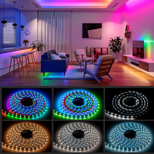 CINTA LED FLEX 70W RGB PIXEL - 5MTS MARCA ILUMINA