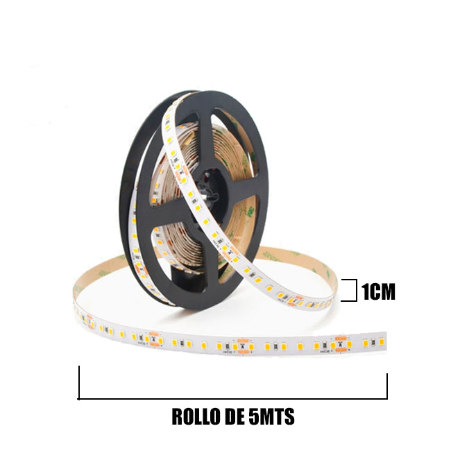 CINTA LED FLEX 100W LUZ CÁLIDA 2700K SMD5050 - 5MTS MARCA ILUMINA