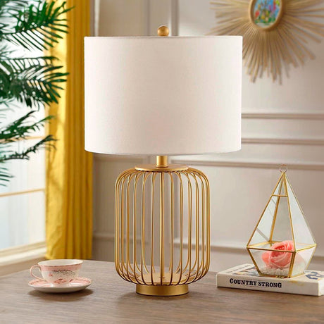 LÁMPARA DE MESA ELIF GOLD - SIN FOCO