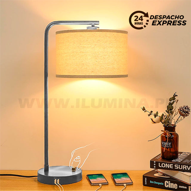 LÁMPARA DE EXTERIOR LED LUCERO BLACK 6W LUZ CÁLIDA