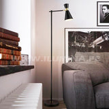 LÁMPARA DE PIE PRUNE BLACK AND GOLD LED + FOCO LED 12W LUZ BLANCA