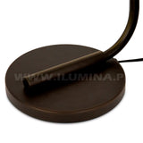 LÁMPARA DE PIE COOPPER LED + FOCO LED 12W  LUZ BLANCA