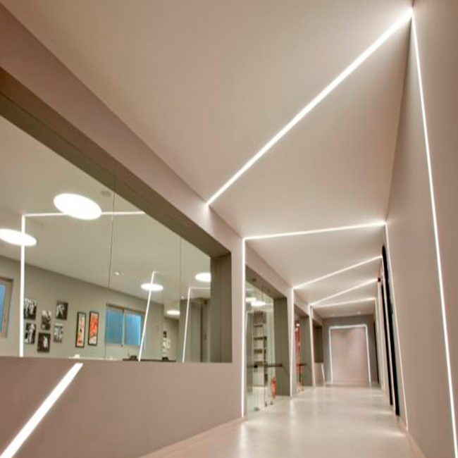 PERFIL DE ALUMINIO 3.00MTS EMPOTRABLE PARA CINTA LED