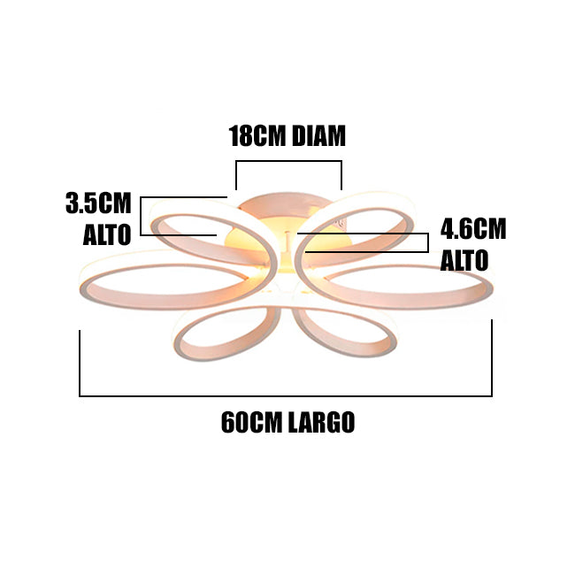 LÁMPARA DE TECHO LED FLORIDA + CONTROL REMOTO 40W