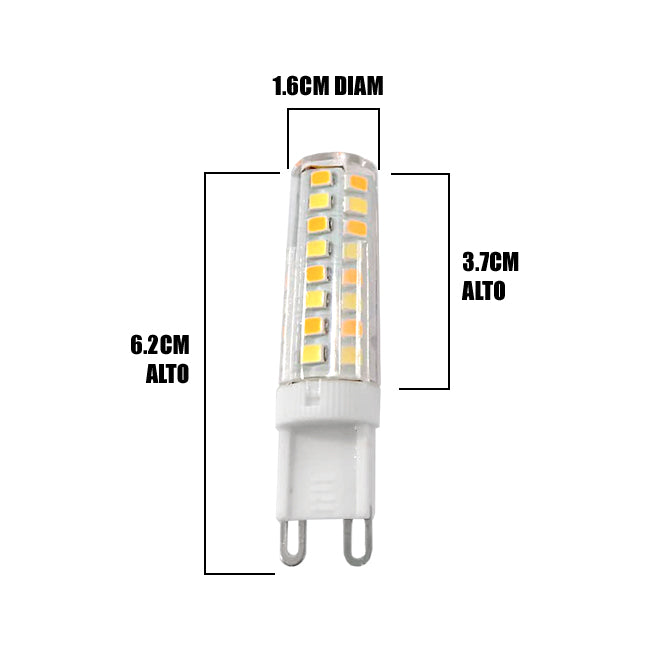FOCO LED SMD 5W G9 ECOLAMPS TRICOLOR