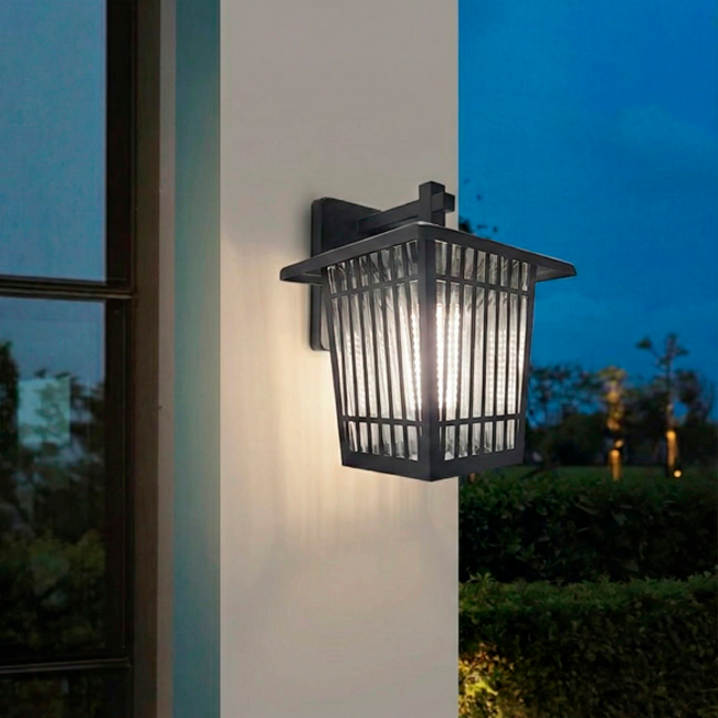 LÁMPARA DE EXTERIOR LAUREL BLACK LED 12W