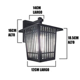 LÁMPARA DE EXTERIOR LAUREL BLACK LED 12W