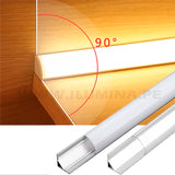 PACK X 10 - PERFIL ESQUINERO DE ALUMINIO 2.00MTS ADOSABLE PARA CINTA LED