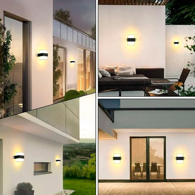 LÁMPARA DE EXTERIOR PAOLA LED BLACK 10W LUZ CÁLIDA
