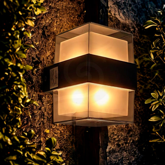 LÁMPARA DE EXTERIOR PAOLA LED BLACK 10W LUZ CÁLIDA