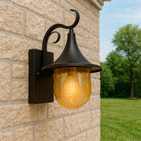 LÁMPARA DE EXTERIOR ROMINA BLACK LED 12W LUZ CÁLIDA - SIN FOCO
