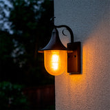 LÁMPARA DE EXTERIOR ROMINA BLACK LED 12W LUZ CÁLIDA - SIN FOCO