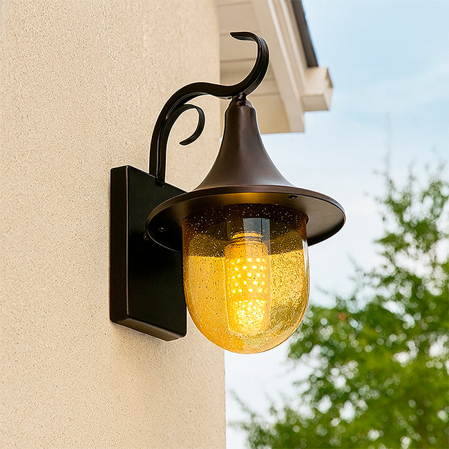 LÁMPARA DE EXTERIOR ROMINA BLACK LED 12W LUZ CÁLIDA - SIN FOCO