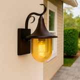 LÁMPARA DE EXTERIOR ROMINA BLACK LED 12W LUZ CÁLIDA - SIN FOCO