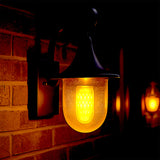 LÁMPARA DE EXTERIOR ROMINA BLACK LED 12W LUZ CÁLIDA - SIN FOCO