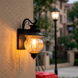 LÁMPARA DE EXTERIOR MILAN BLACK LED 12W LUZ CÁLIDA