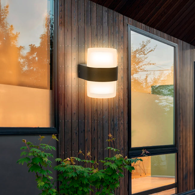 LÁMPARA DE EXTERIOR CAROLINA LED BLACK 10W LUZ CÁLIDA
