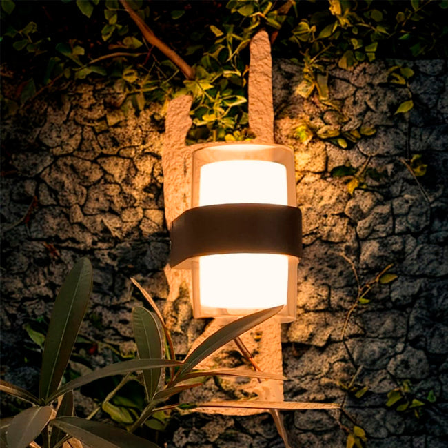 LÁMPARA DE EXTERIOR CAROLINA LED BLACK 10W LUZ CÁLIDA