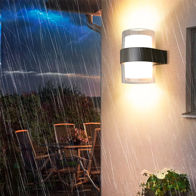 LÁMPARA DE EXTERIOR CAROLINA LED BLACK 10W LUZ CÁLIDA