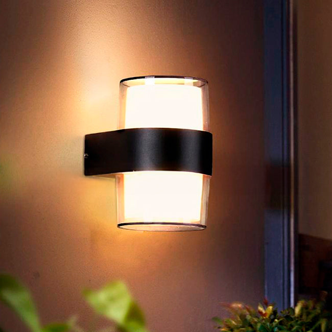 LÁMPARA DE EXTERIOR CAROLINA LED BLACK 10W LUZ CÁLIDA