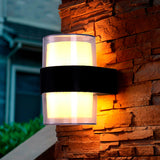 LÁMPARA DE EXTERIOR CAROLINA LED BLACK 10W LUZ CÁLIDA