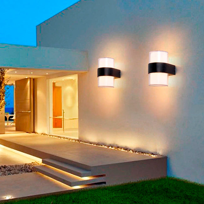 LÁMPARA DE EXTERIOR CAROLINA LED BLACK 10W LUZ CÁLIDA